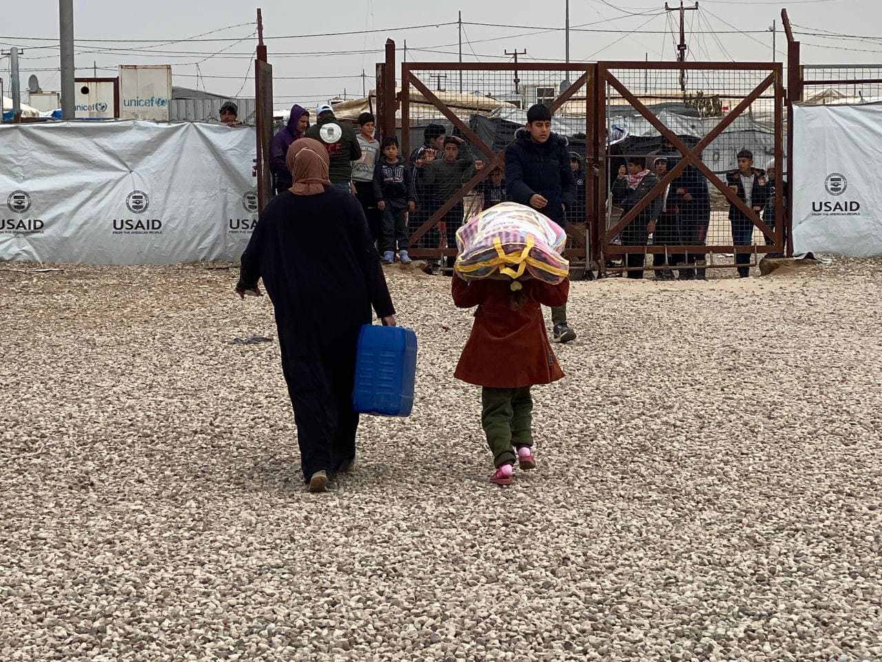 حملة اهل الخير  (3) في مخيم حسن شام