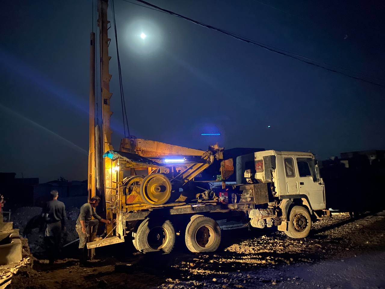 حفر بئر في قرية ابو جردة القديمة احدى قرى ناحية الكوير